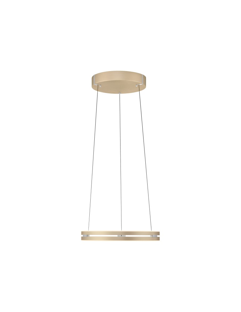 Paul Neuhaus Pure E-Loop Lampa Wisząca Matowy Mosiądz 2550-60