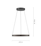Paul Neuhaus Pure E-Loop Lampa Wisząca Czarny 2551-18