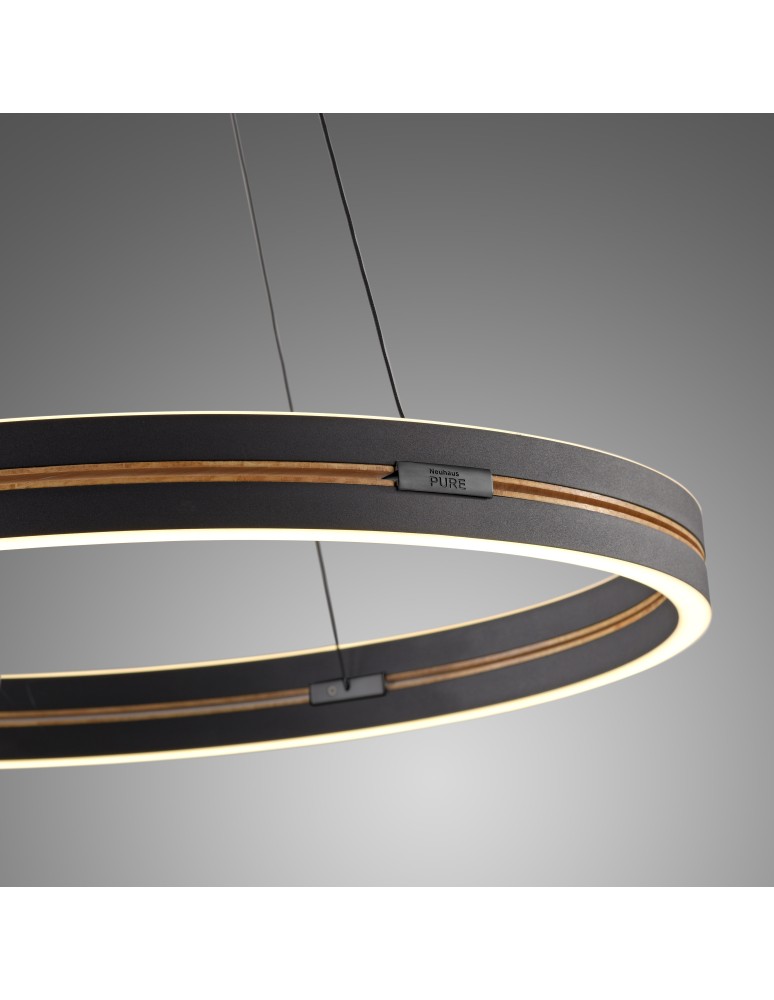 Paul Neuhaus Pure E-Loop Lampa Wisząca Czarny 2551-18