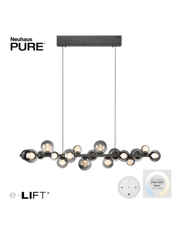 Paul Neuhaus Pure E-Popup Lampa Wisząca Szary 2557-15 - product 2
