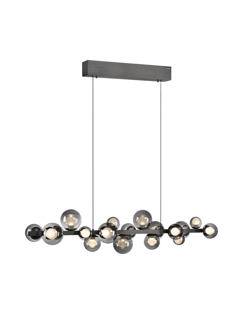 Paul Neuhaus Pure E-Popup Lampa Wisząca Szary 2557-15