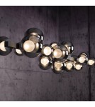 Paul Neuhaus Pure E-Popup Lampa Wisząca Szary 2557-15