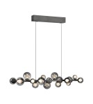 Paul Neuhaus Pure E-Popup Lampa Wisząca Szary 2557-15