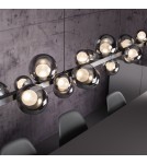 Paul Neuhaus Pure E-Popup Lampa Wisząca Szary 2557-15
