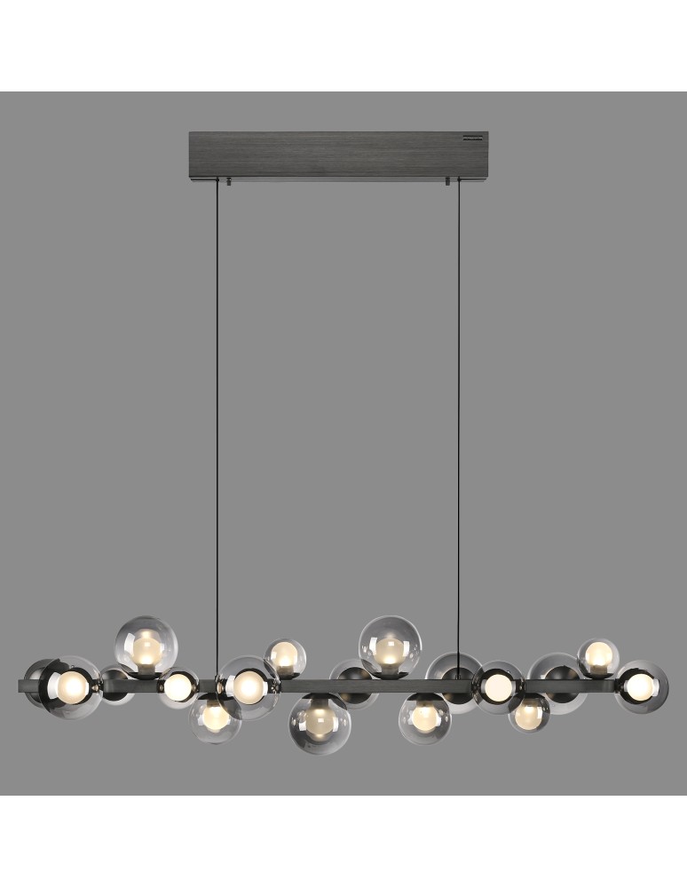 Paul Neuhaus Pure E-Popup Lampa Wisząca Szary 2557-15