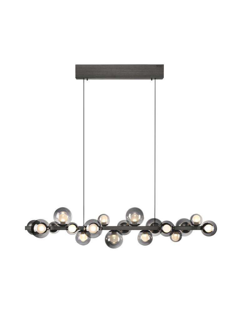 Paul Neuhaus Pure E-Popup Lampa Wisząca Szary 2557-15