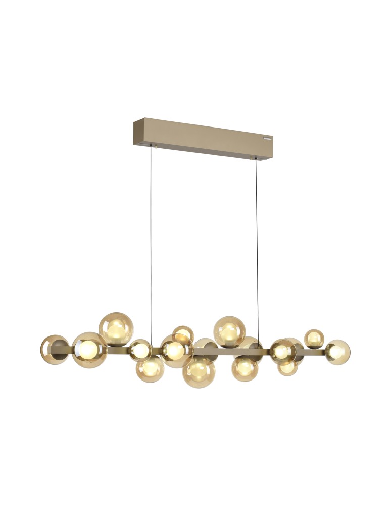 Paul Neuhaus Pure E-Popup Lampa Wisząca Złoty 2557-97