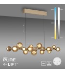 Paul Neuhaus Pure E-Popup Lampa Wisząca Złoty 2557-97