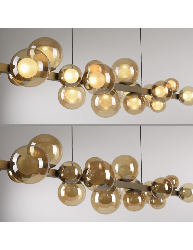 Paul Neuhaus Pure E-Popup Lampa Wisząca Złoty 2557-97
