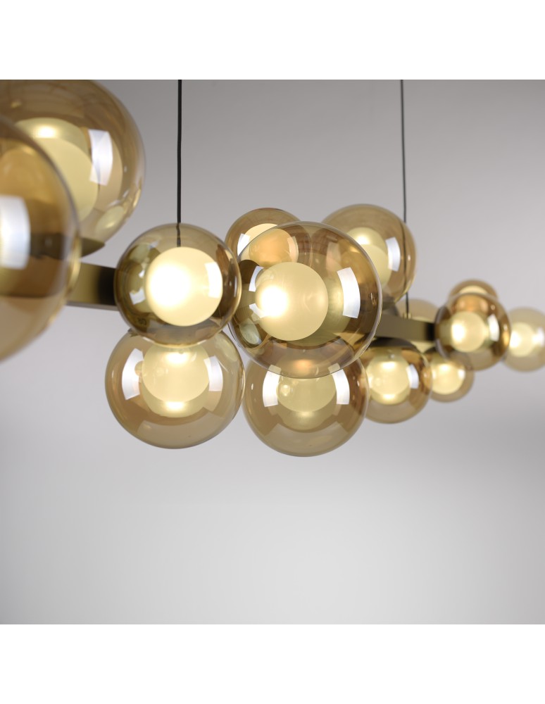 Paul Neuhaus Pure E-Popup Lampa Wisząca Złoty 2557-97