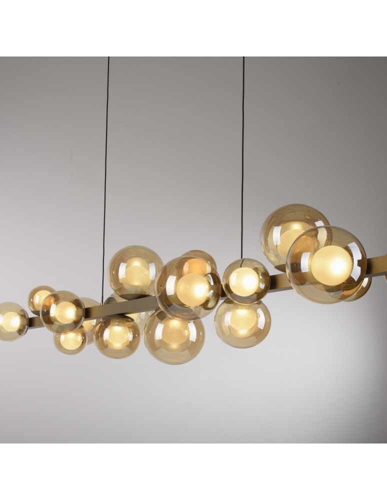 Paul Neuhaus Pure E-Popup Lampa Wisząca Złoty 2557-97