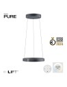 View Paul Neuhaus Pure E-Clipse Lampa Wisząca Szary 2560-15