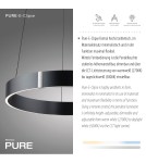 Paul Neuhaus Pure E-Clipse Lampa Wisząca Szary 2560-15