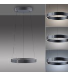 Paul Neuhaus Pure E-Clipse Lampa Wisząca Szary 2560-15