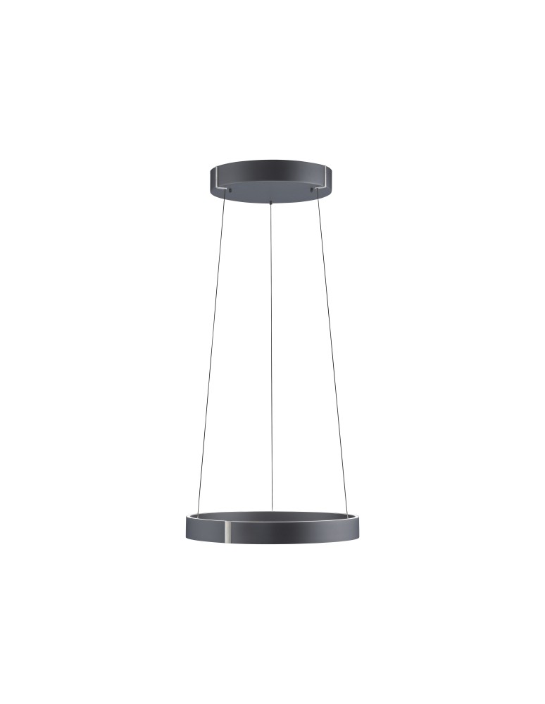 Paul Neuhaus Pure E-Clipse Lampa Wisząca Szary 2560-15