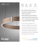 Paul Neuhaus Pure E-Clipse Lampa Wisząca Brązowy 2560-97