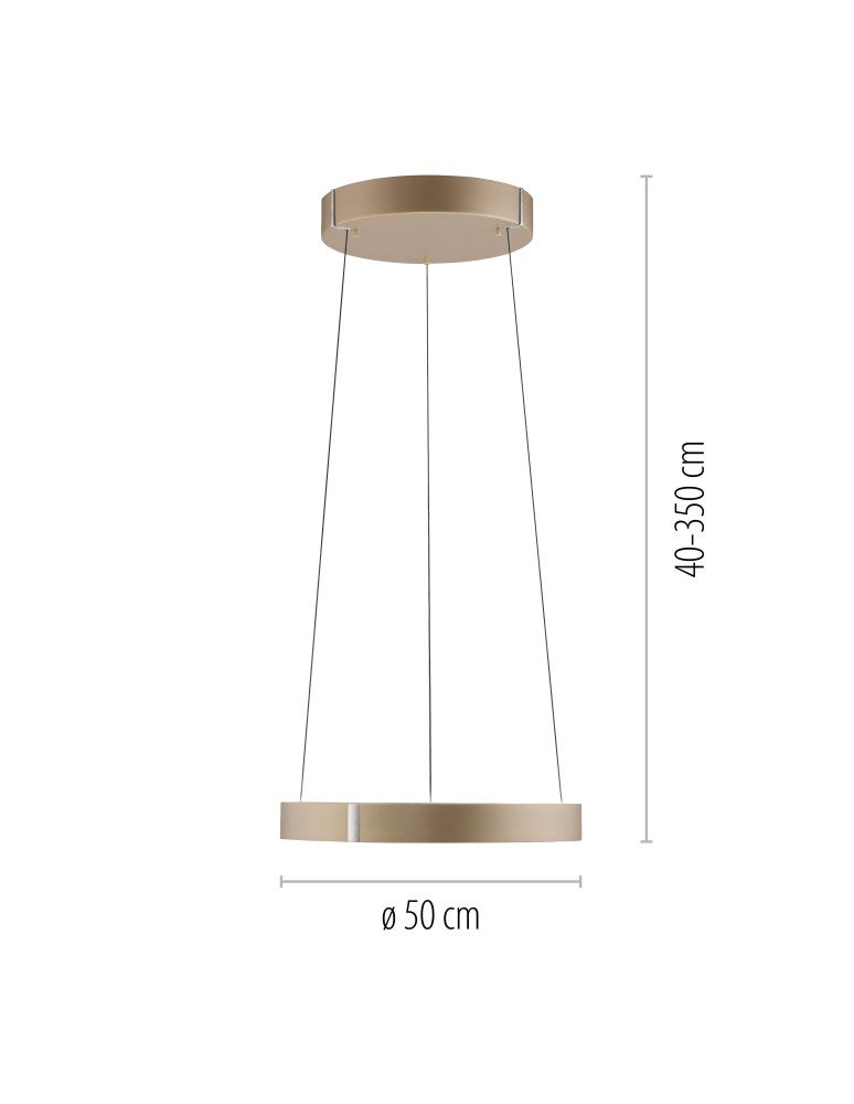 Paul Neuhaus Pure E-Clipse Lampa Wisząca Brązowy 2560-97
