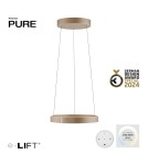 Paul Neuhaus Pure E-Clipse Lampa Wisząca Brązowy 2560-97