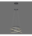 Paul Neuhaus Pure E-Flying Rings Lampa Wisząca Szary 2566-15