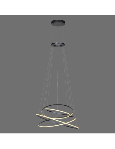 Paul Neuhaus Pure E-Flying Rings Lampa Wisząca Szary 2566-15