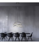 Paul Neuhaus Pure E-Flying Rings Lampa Wisząca Szary 2566-15