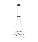 Paul Neuhaus Pure E-Flying Rings Lampa Wisząca Szary 2566-15