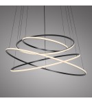 Paul Neuhaus Pure E-Flying Rings Lampa Wisząca Szary 2566-15