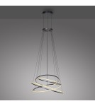 Paul Neuhaus Pure E-Flying Rings Lampa Wisząca Szary 2566-15