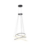 Paul Neuhaus Pure E-Flying Rings Lampa Wisząca Szary 2566-15