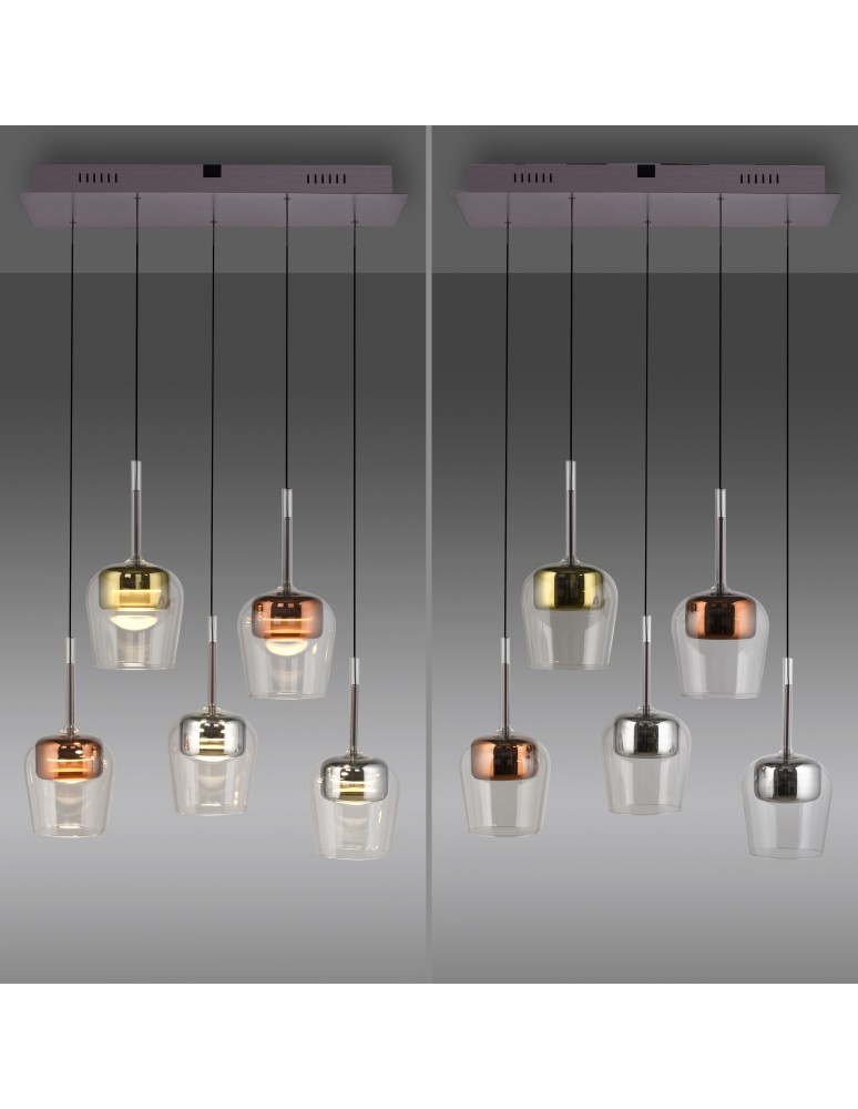 Paul Neuhaus Q-Kon Lampa Wisząca Multikolor 2743-70