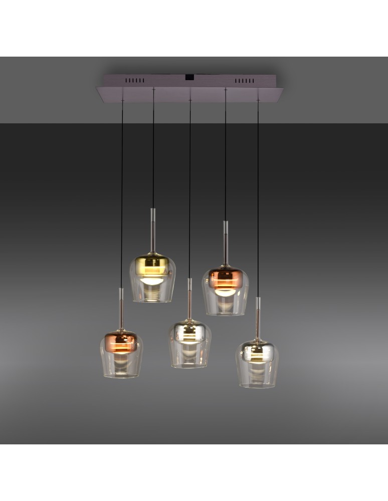 Paul Neuhaus Q-Kon Lampa Wisząca Multikolor 2743-70