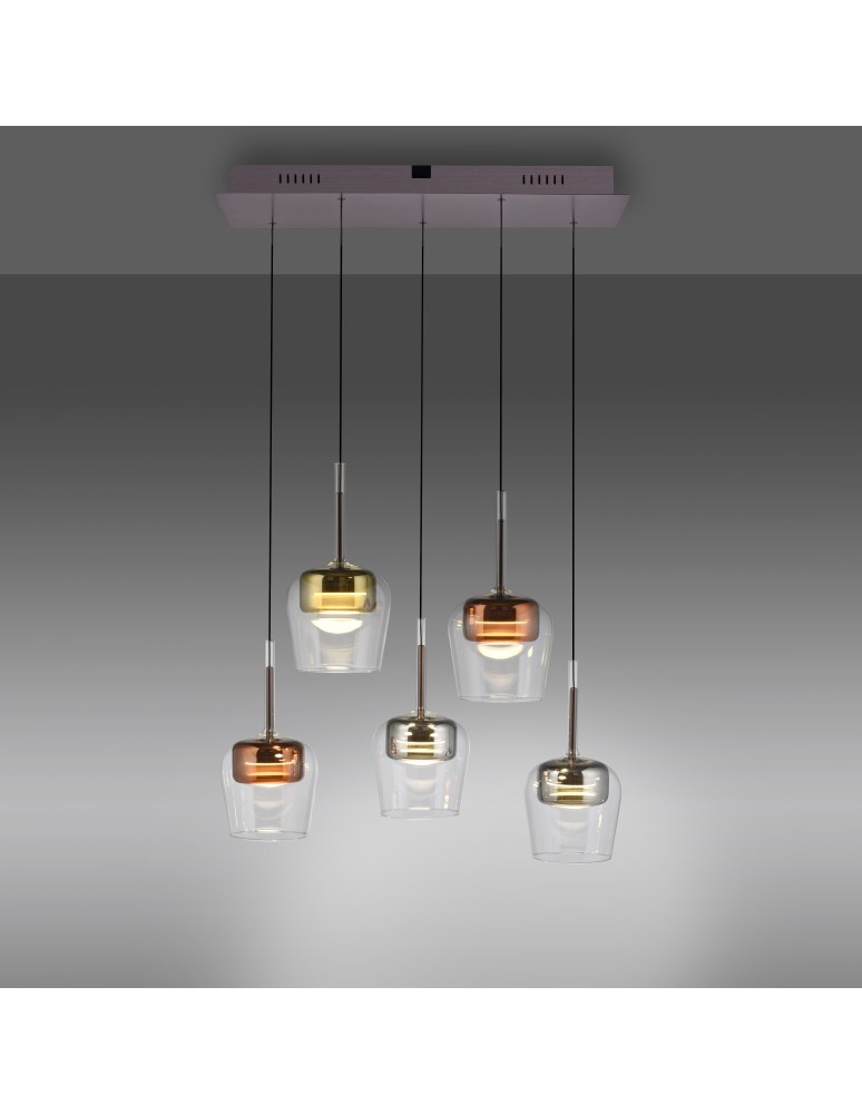 Paul Neuhaus Q-Kon Lampa Wisząca Multikolor 2743-70