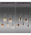 Paul Neuhaus Q-Kon Lampa Wisząca Multikolor 2743-70