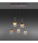 Paul Neuhaus Q-Kon Lampa Wisząca Multikolor 2743-70