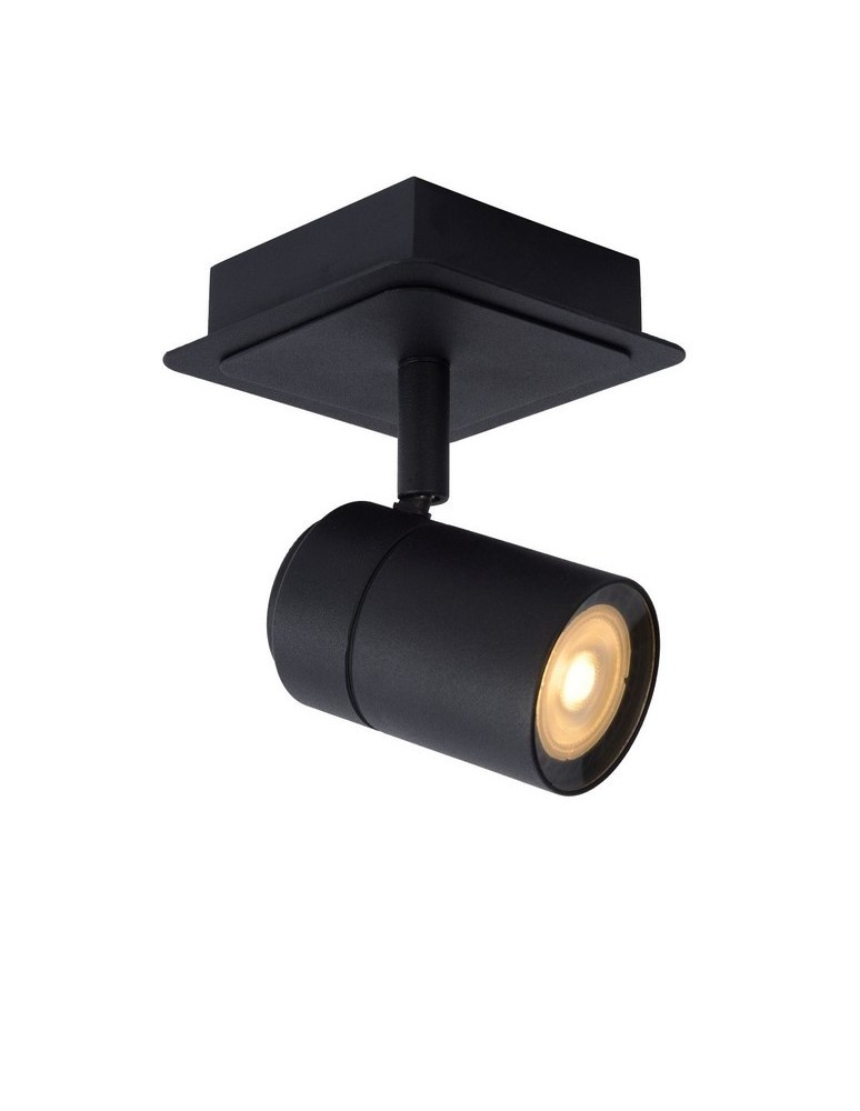 Ceiling spotlights - Lucide LENNERT Wall lamp 1xGU10 black 26958/05/30 - product kolory-swiatla.pl 1