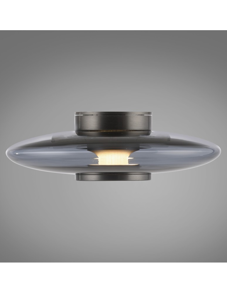 Paul Neuhaus Pure Vitrum Kinkiet/Lampa Sufitowa Szary 6082-15
