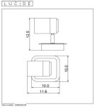 Ceiling spotlights - Lucide LENNERT Wall lamp 1xGU10 black 26958/05/30 - product 6