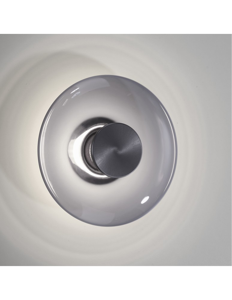 Paul Neuhaus Pure Vitrum Kinkiet/Lampa Sufitowa Szary 6082-15