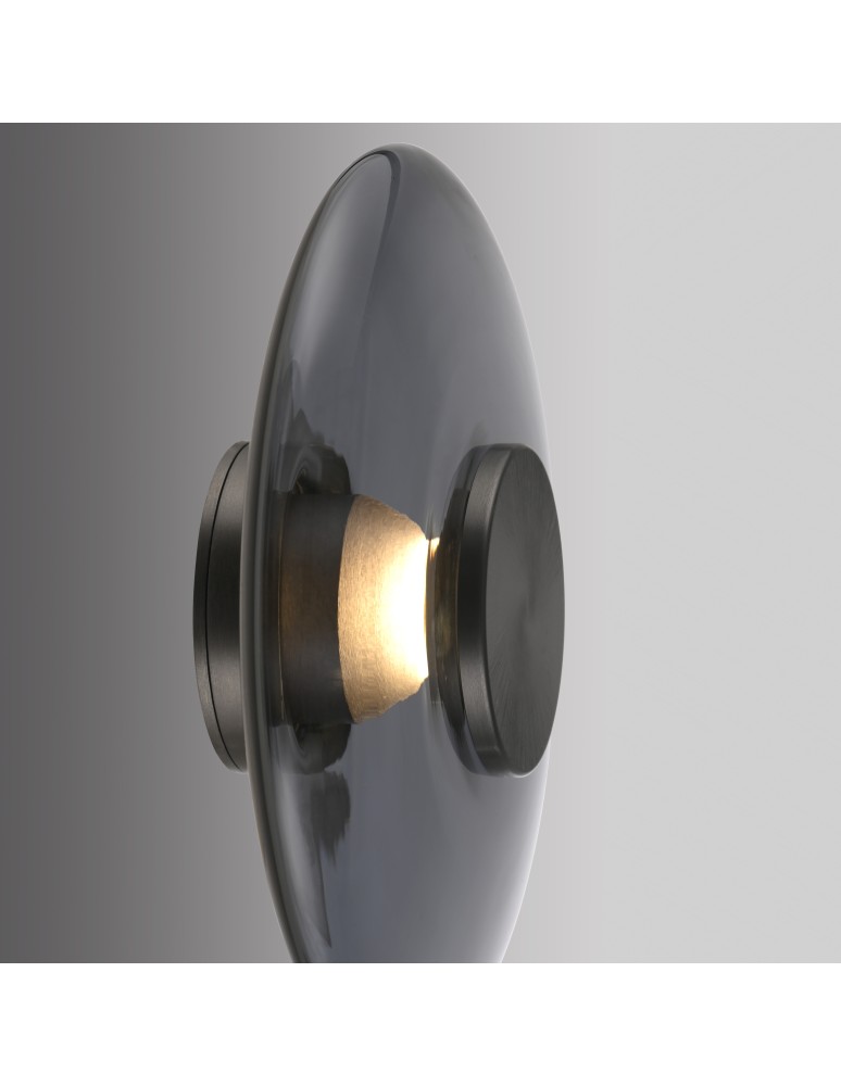 Paul Neuhaus Pure Vitrum Kinkiet/Lampa Sufitowa Szary 6082-15