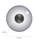 Paul Neuhaus Pure Vitrum Kinkiet/Lampa Sufitowa Szary 6082-15