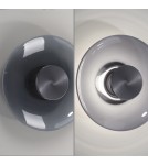 Paul Neuhaus Pure Vitrum Kinkiet/Lampa Sufitowa Szary 6082-15
