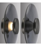 Paul Neuhaus Pure Vitrum Kinkiet/Lampa Sufitowa Szary 6082-15