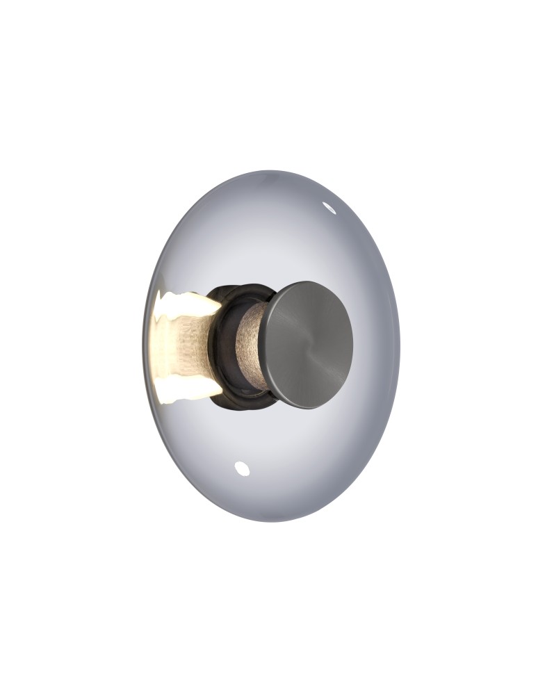 Paul Neuhaus Pure Vitrum Kinkiet/Lampa Sufitowa Szary 6082-15