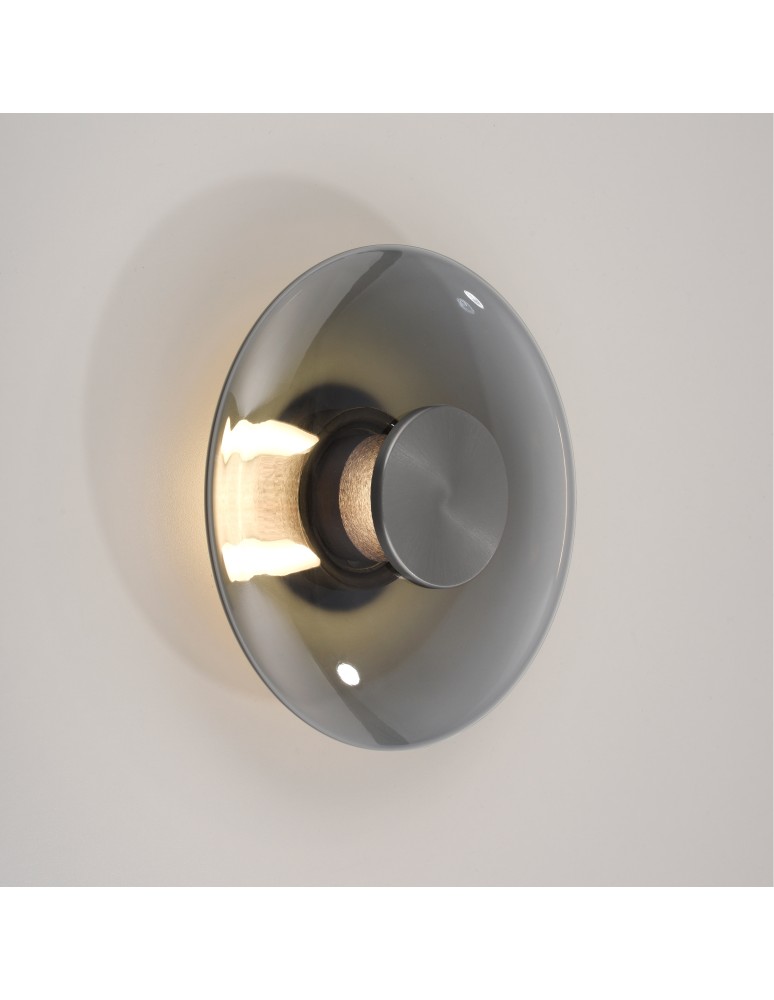 Paul Neuhaus Pure Vitrum Kinkiet/Lampa Sufitowa Szary 6082-15