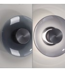 Paul Neuhaus Pure Vitrum Kinkiet/Lampa Sufitowa Szary 6082-15