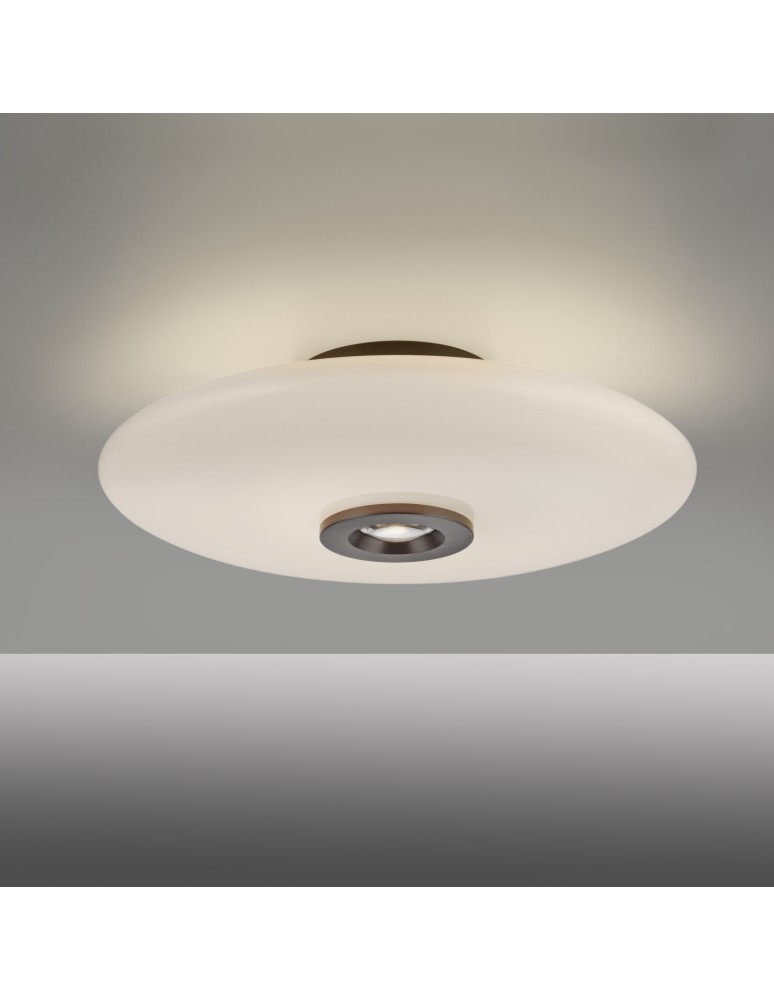 Paul Neuhaus Pure Vitrum Lampa Sufitowa Ciemnometalowo-Brązowy 6083-34