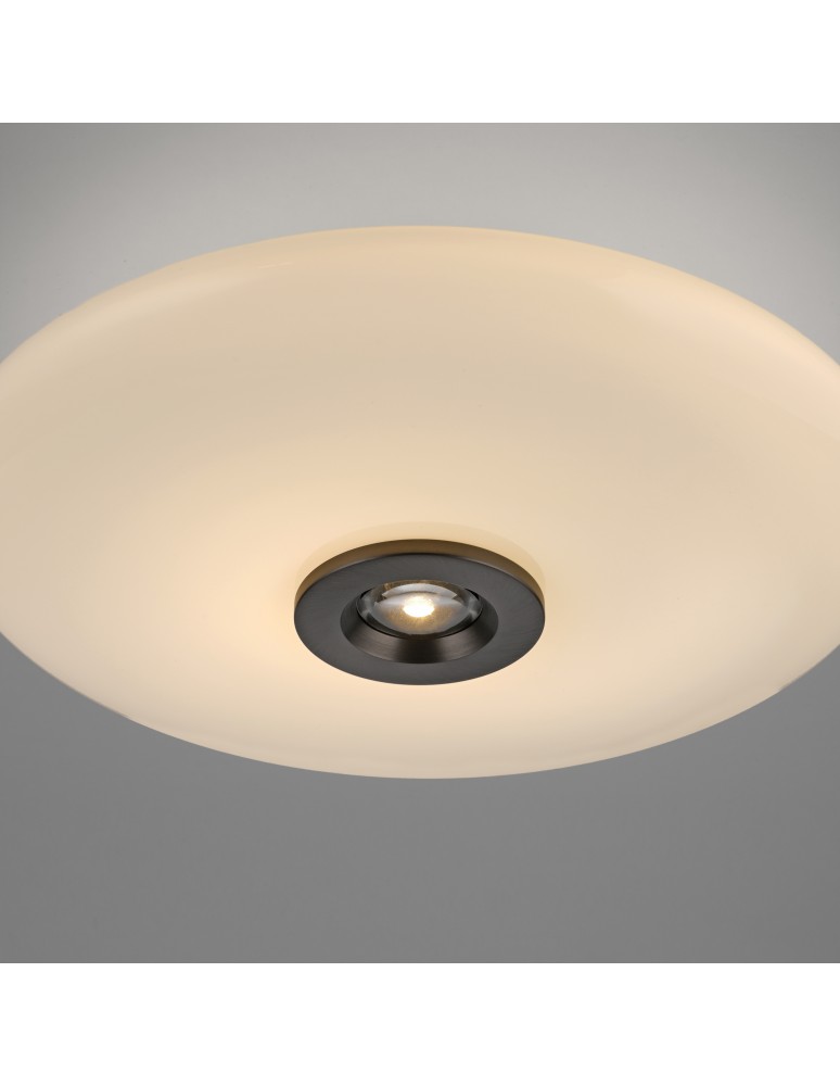Paul Neuhaus Pure Vitrum Lampa Sufitowa Ciemnometalowo-Brązowy 6083-34