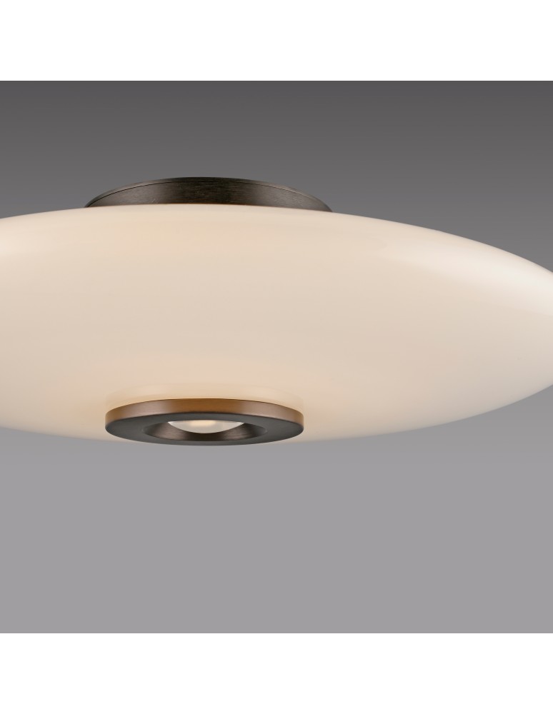 Paul Neuhaus Pure Vitrum Lampa Sufitowa Ciemnometalowo-Brązowy 6083-34