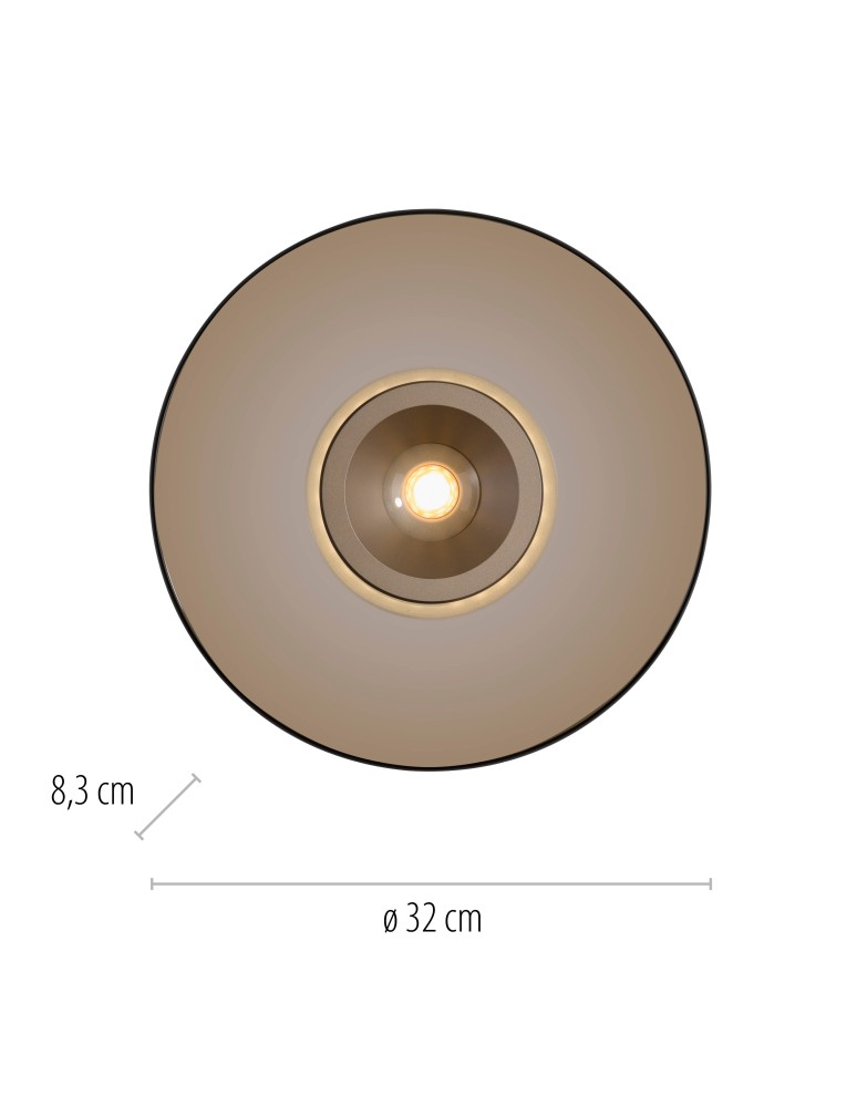 Paul Neuhaus Pure Moon Lampa Sufitowa Brązowy 6094-97