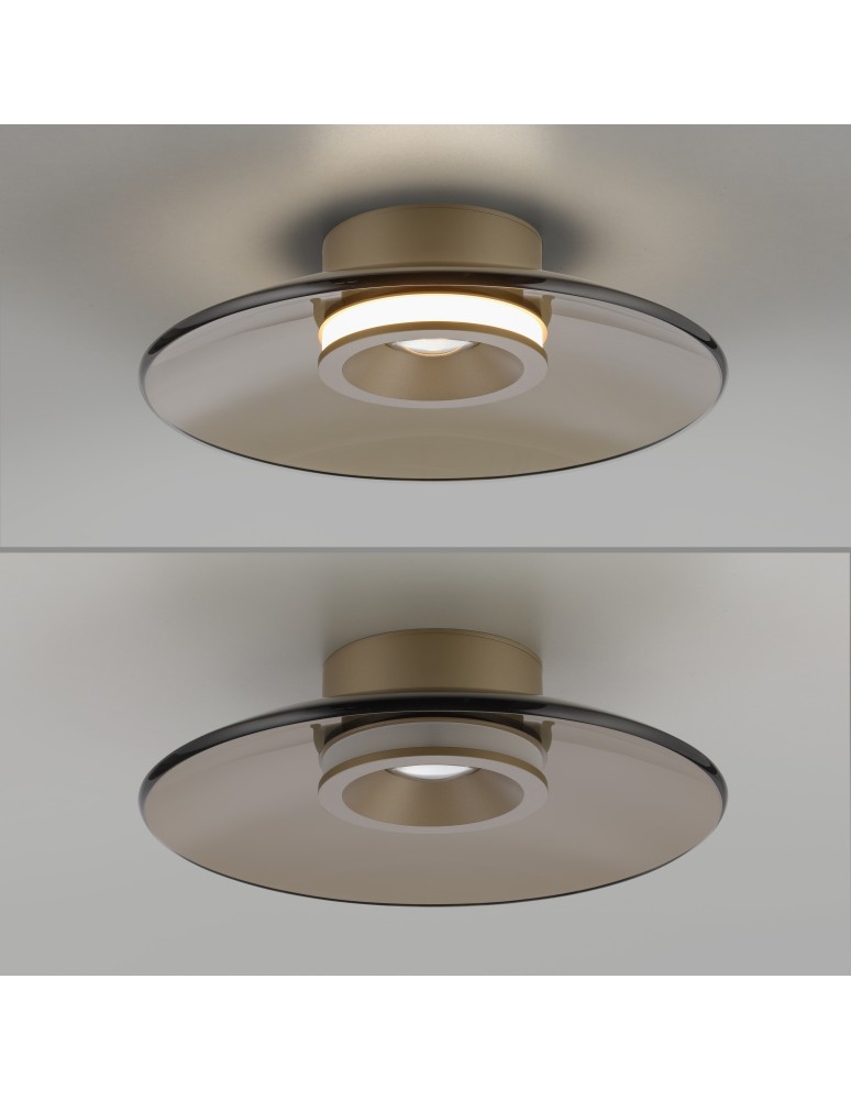 Paul Neuhaus Pure Moon Lampa Sufitowa Brązowy 6094-97